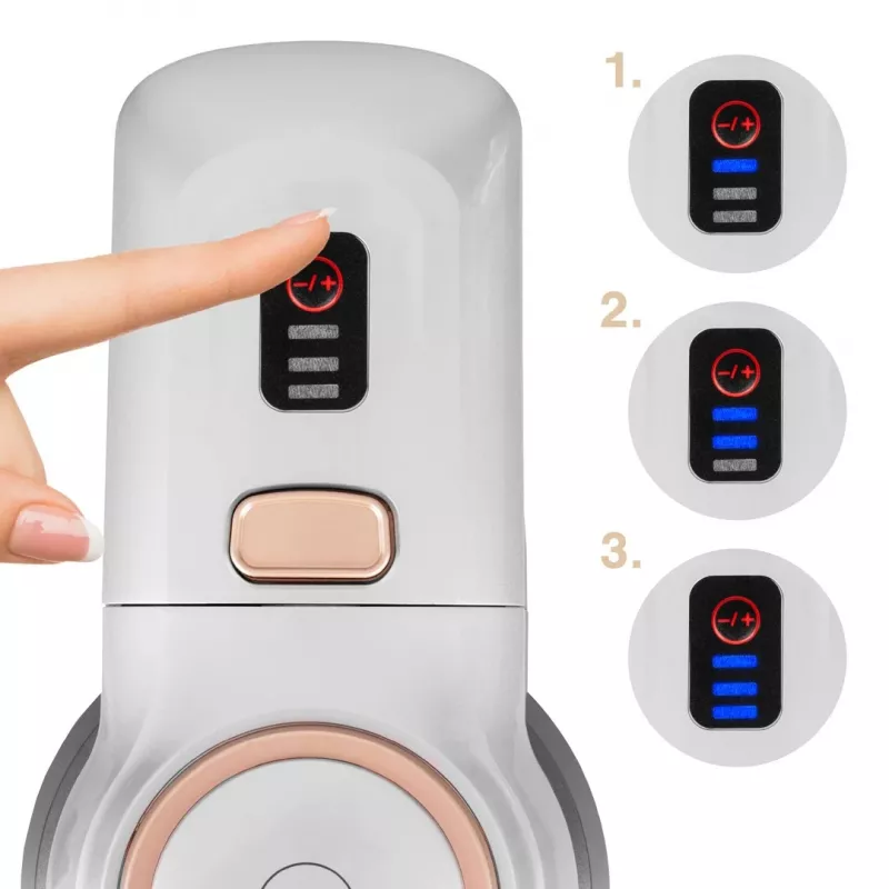 ELDOM OB210 aspirador sem fios 2 em 1 vertical e de mão, 22,2 V iões de lítio, 40 min. de autonomia, HEPA, escova LED, prateado