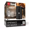 Espumador de leite ELDOM SI560C preto - 500W espuma quente e fria automática, aquecimento 300ml, aço inoxidável
