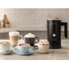 Espumador de leite ELDOM SI560C preto - 500W espuma quente e fria automática, aquecimento 300ml, aço inoxidável