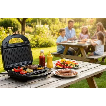 ELDOM ST250 MULTIX Máquina de sandes multifunções 5 em 1 850W