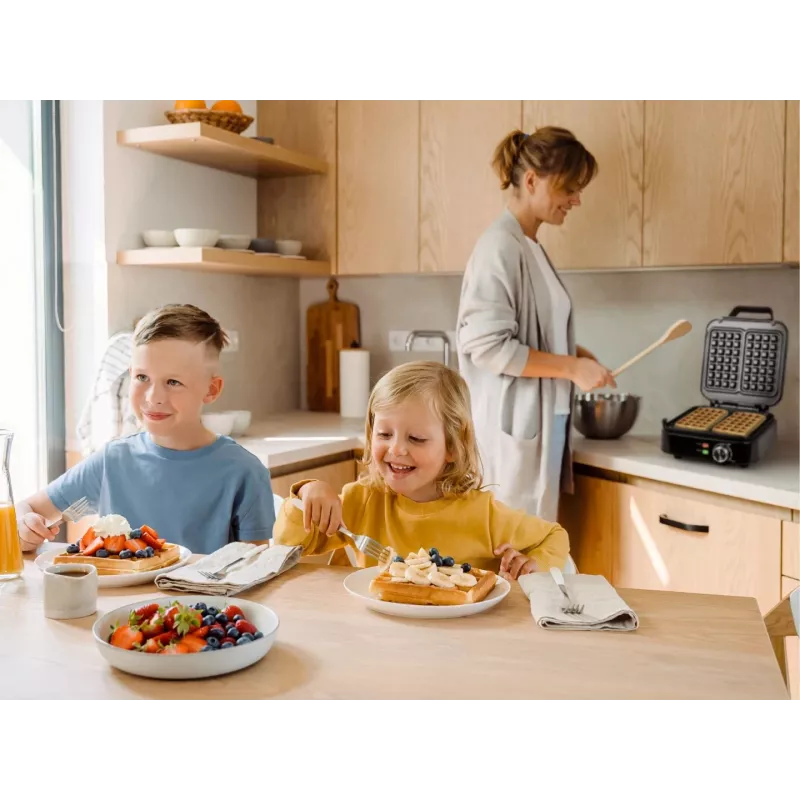 ELDOM WA900 Máquina de waffles 1200W preto