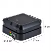 ELDOM WA900 Máquina de waffles 1200W preto