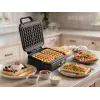 ELDOM WA900 Máquina de waffles 1200W preto