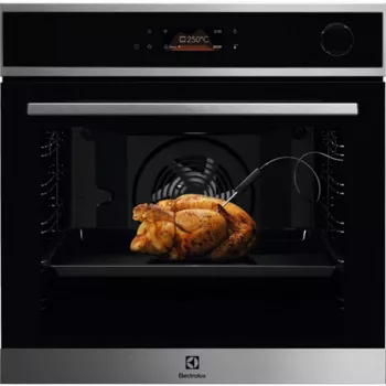 Forno de encastrar Electrolux EOC8P39WX com autolimpeza por pirólise, 71L, classe energética A+, aço inoxidável