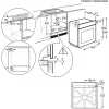 Forno elétrico de encastrar Electrolux EOD3H70X 72L aço inoxidável