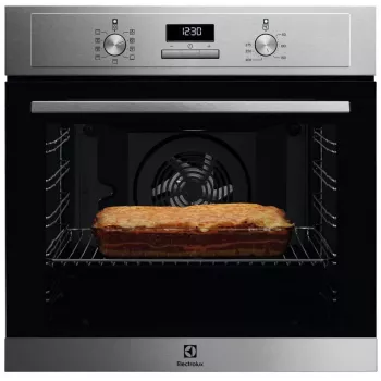 Forno elétrico simples de encastrar Electrolux EOF3H70X, 72L, classe energética A+, aço inoxidável