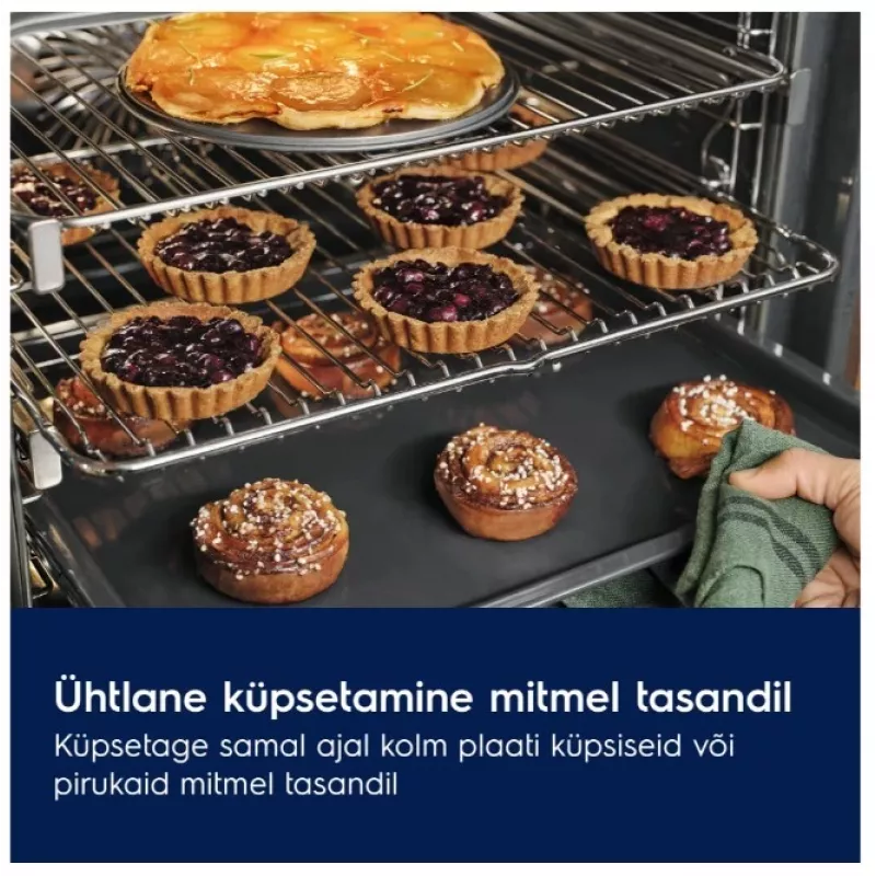 Electrolux EOF7P86H3 forno elétrico de encastrar 71L autolimpeza pirolítica classe A+ com SenseCook & SteamBake