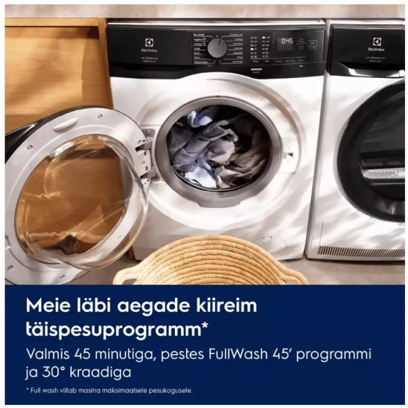 Máquina de lavar roupa de carregamento frontal Electrolux EW6F8492E 9kg 1400rpm (motor inverter, classe energética A, branco)