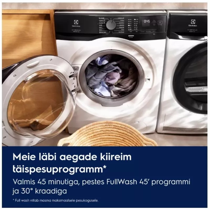 Electrolux EW6F9482E máquina de lavar roupa de carga frontal independente, 8 kg, 1400 rpm, branco