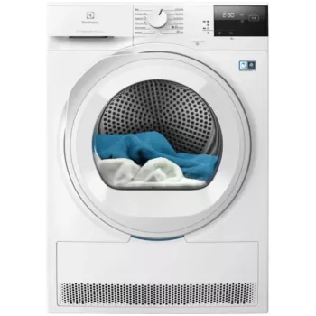 Electrolux EW7D283VE Máquina de secar por condensação 8 kg com sistema SensiCare, ecrã LCD, branco