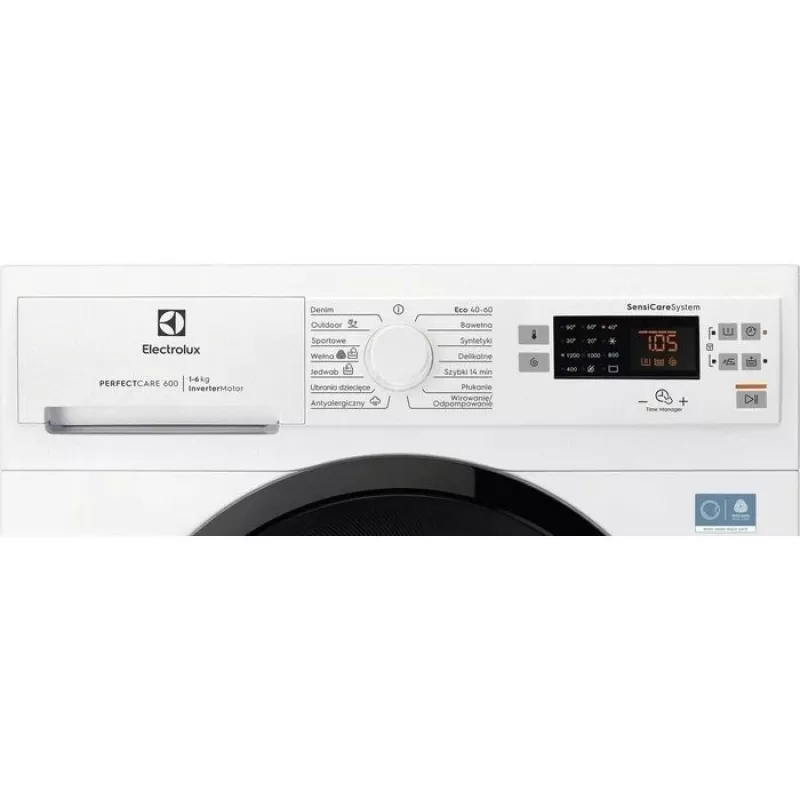 Máquina de lavar roupa de carregamento frontal Electrolux EWS6526BP 6 kg 1200 rpm - branco