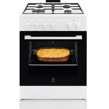 Electrolux LKG604012W Fogão a gás independente com forno a gás, 60 cm, branco