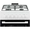 Fogão independente Electrolux LKK520032W com placa a gás e forno elétrico, 50 cm, branco