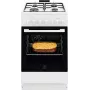 Fogão independente Electrolux LKK520032W com placa a gás e forno elétrico, 50 cm, branco