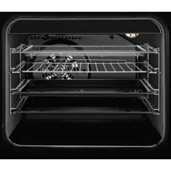 Electrolux LKR564275K fogão elétrico independente com placa vitrocerâmica e forno de convecção, preto