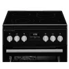 Electrolux LKR564275K fogão elétrico independente com placa vitrocerâmica e forno de convecção, preto