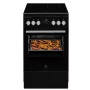 Electrolux LKR564275K fogão elétrico independente com placa vitrocerâmica e forno de convecção, preto