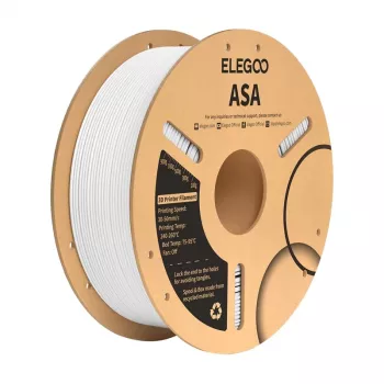 Filamento ELEGOO ASA 1,75mm Branco 1kg