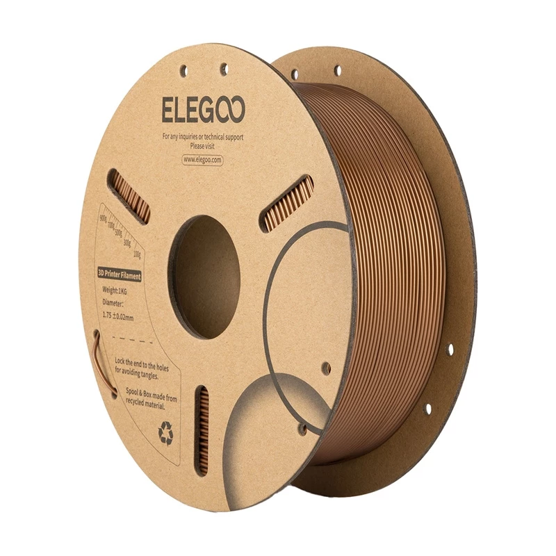 Filamento ELEGOO PLA Bronze 1,75 mm 1 kg