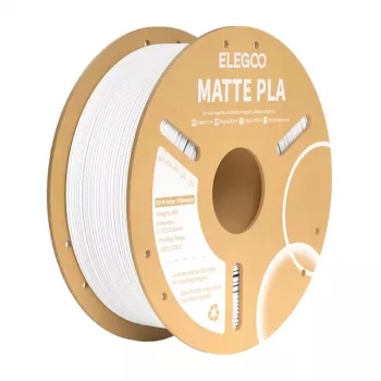 Filamento ELEGOO PLA Matte branco 1,75 mm 1 kg