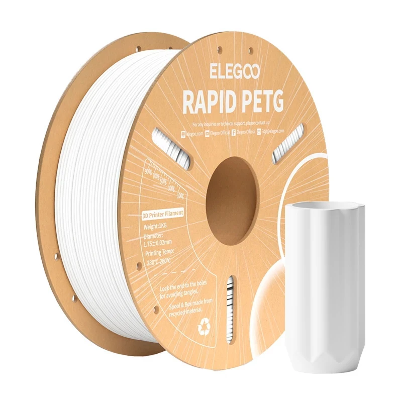 Filamento ELEGOO Rapid PETG (branco)