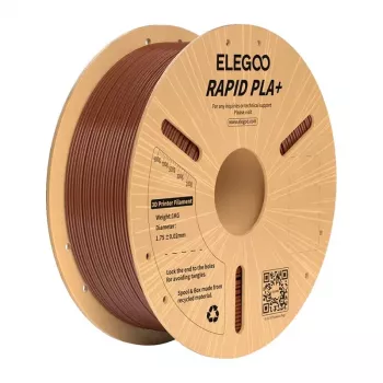 ELEGOO Rapid PLA+ filamento (castanho) 1,75 mm 1 kg