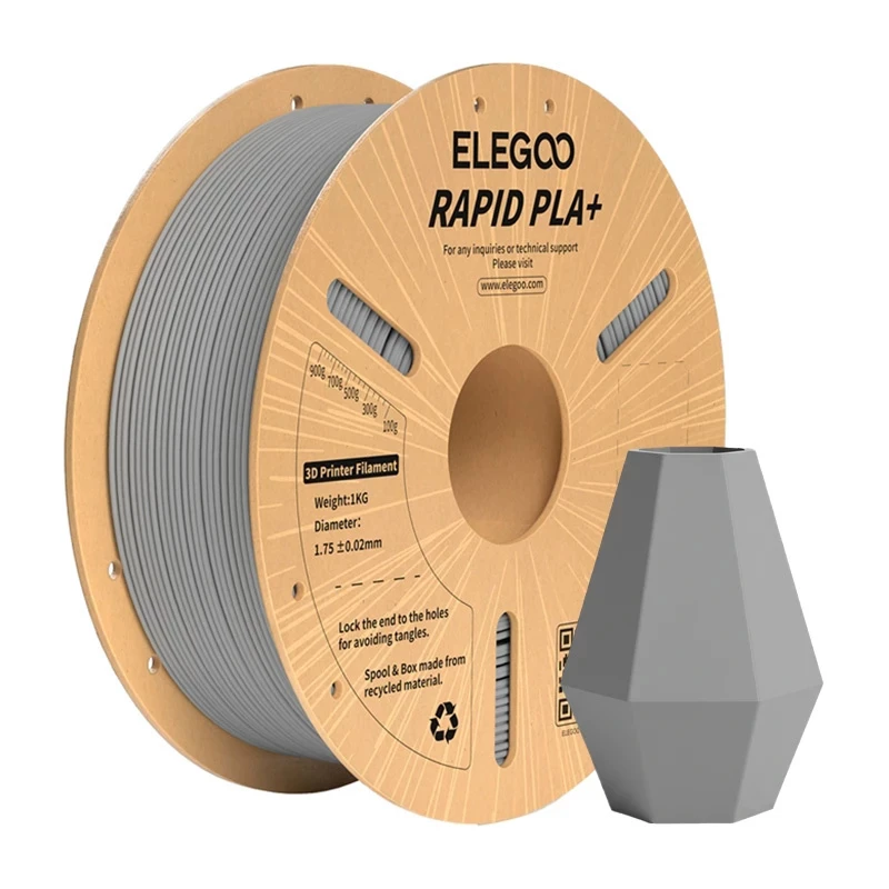 Filamento PLA+ Rapid ELEGOO (cinzento)