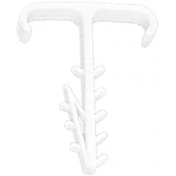 Elektro-Plast Opatówek USMP-3 BIS Clip plano de montagem rápida para cabo/conduta de 16,5 mm, branco, 100 unidades