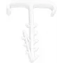 Elektro-Plast Opatówek USMP-3 BIS Clip plano de montagem rápida para cabo/conduta de 16,5 mm, branco, 100 unidades