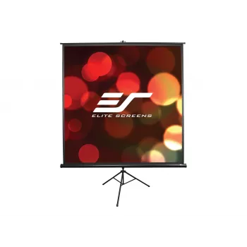 Elite Screens Tripod Series T120UWV1 120 polegadas 4:3 Tela de projeção portátil preta