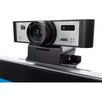 Kit de câmara de conferência 4K Elo com USB-C, telecomando, cabo de 1,8 m, compatível com ecrãs táteis da série Elo 03 (E988153)
