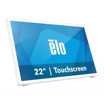 Monitor tátil LCD Elo Touch Solutions Elo 2270L 21,5 polegadas Full HD, PCAP, 10 pontos, HDMI/DisplayPort/VGA, branco