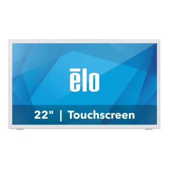 Monitor tátil LCD Elo Touch Solutions Elo 2270L 21,5 polegadas Full HD, PCAP, 10 pontos, HDMI/DisplayPort/VGA, branco