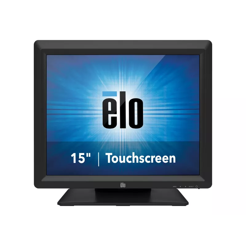 ELOTOUCH ET1517L monitor tátil 15 polegadas, XGA 1024x768, AccuTouch resistivo, VGA, DVI-D, USB, cinzento