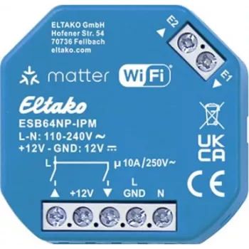 Eltako Atuador de estores IP 2 canais para montagem em calha DIN 230V AC 3A 30064019