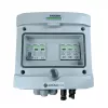 EMITER DCAC Hermetic IP65 caixa combinadora FV com SPD Noark Type 2, 1 string, 1 MPPT, 16A 1 fase