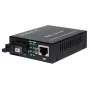 EMITER EM/1GB-ETH-1XSC-1310 Conversor Ethernet WDM 10/100/1000 Mbps RJ45/1xSC SM 9/125 (Tx 1310nm / Rx 1550nm) 20km