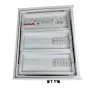 EMITER EM-854N Caixa combinadora solar fotovoltaica DCAC hermética IP66 com proteção contra sobretensão DC e AC, 5 entradas String, 5 MPPT, 100A 3 fases
