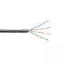 EMITER EmiterNet Outdoor Cabo UTP Cat5e PVC+PE cobre maciço 4x2x0,5mm Preto