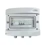 Quadro de distribuição hermético AC EMITER IP65 com para-raios Noark Type 2, 10A trifásico, DDR Type A 40A/300mA