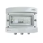 Quadro elétrico ligado AC hermético IP65 EMITER com descarregador de sobretensão AC Noark tipo 1+2, 40A trifásico, DDR tipo A 63A/300mA