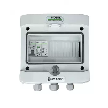 Para-raios EMITER Switchgear Attached AC Hermetic IP65 Surge Arrester Emitter Noark Type 1+2, 20A 1-F