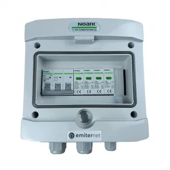 EMITER Schaltanlagen-Anbau AC Hermetic IP65 Überspannungsableiter Emitter Noark Type 2, 10A 3-Polig