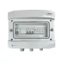 Quadro elétrico AC hermético IP65 EMITER com descarregador de sobretensão AC Noark tipo 2, 40A trifásico, RCD tipo A 63A/300mA