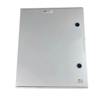 EMITER quadro elétrico ligado AC Hermetic IP66 EMITTER com para-raios AC Noark tipo 1+2, 80A 3F, FR 100A, fases sinalizadas