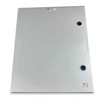 Quadro elétrico EMITER ligado AC Hermetic IP66 EMITTER com para-raios AC Noark Tipo 2, 100A 3F, FR 100A, syg, faz