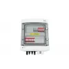 EMITER quadro de distribuição de sobrepor DCAC Hermetic IP65 EMITTER com descarregador de sobretensões DC Dehn 1000V tipo 2, 2 x PV String, 2 x MPPT // og. AC Dehn tipo 2, 20A 3 fases