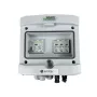 Quadro elétrico EMITER ligado DCAC hermético IP65 com descarregador de sobretensão DC Noark 1000V Tipo 1+2, 1 x string PV, 1 x MPPT // e AC Noark Tipo 1+2, 10A 1 fase