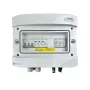 Aparelhagem EMITER acoplada DCAC hermética IP65 EMITTER com descarregador de sobretensão DC Noark 1000V tipo 1+2, 1 x string PV, 1 x MPPT // e AC Noark tipo 1+2, 10A 3 fases