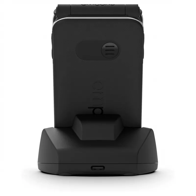 Telemóvel de concha Emporia emporiaJOY V228, 4G LTE, teclas grandes, ecrã TFT de 2,8 polegadas, preto